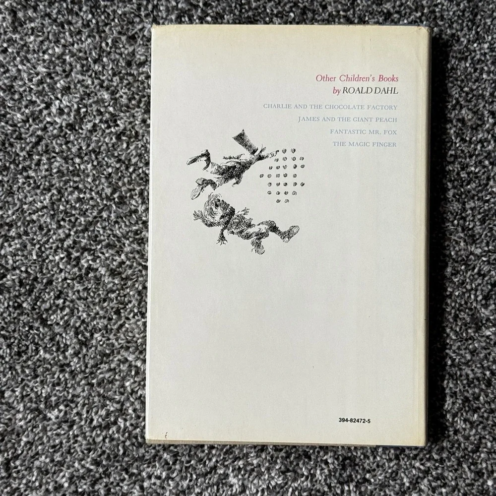 Charlie & the‎ Great Glass Elevator Roald Dahl  1972 Hardcover Book 2nd printing